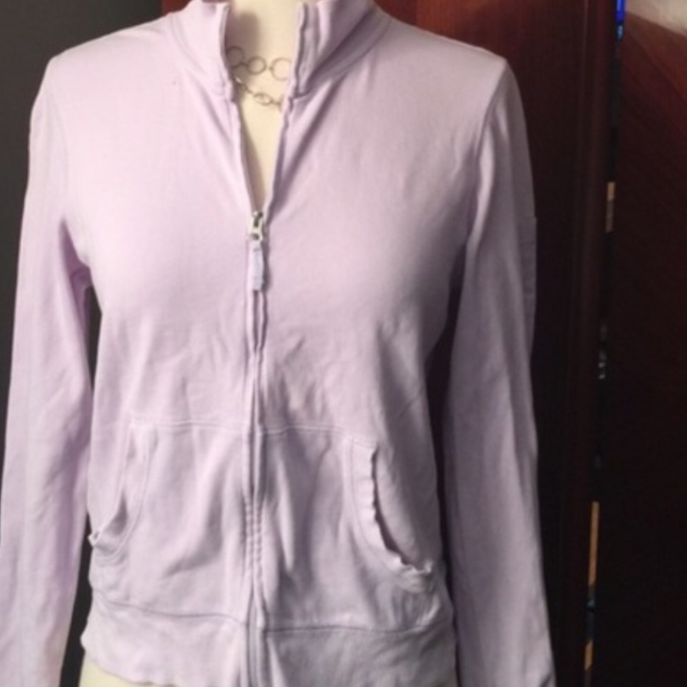 GAP STRETCH PURPLE WARM UP JACKET